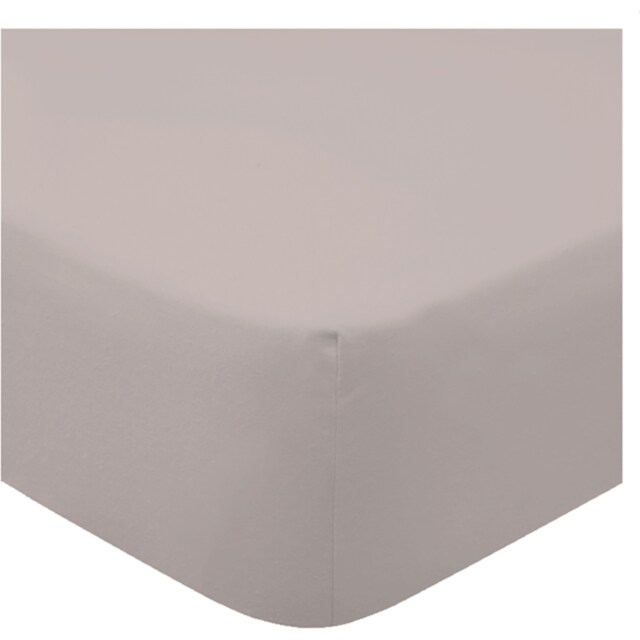 F&F Home Bedding 100% Cotton Pale Grey Fitted Sheet King