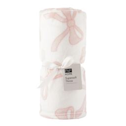 F&F Home Bow Supersoft Throw