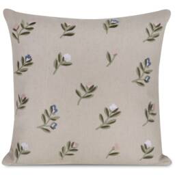 F&F Home Tulip Embroidery Cushion 45x45cm