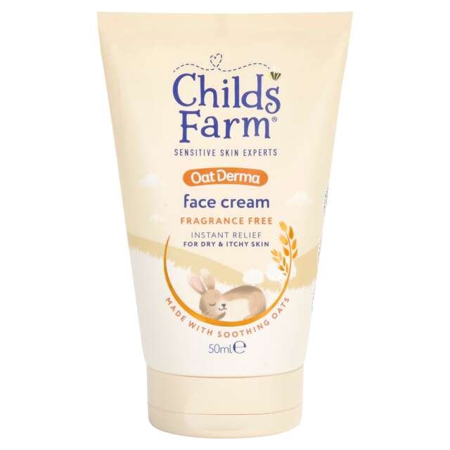 Childs Farm OatDerma Face Cream Fragrance Free 50ml