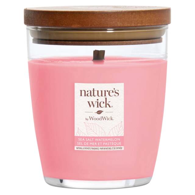 Natures Wick Sea Salt Watermelon Candle 284G
