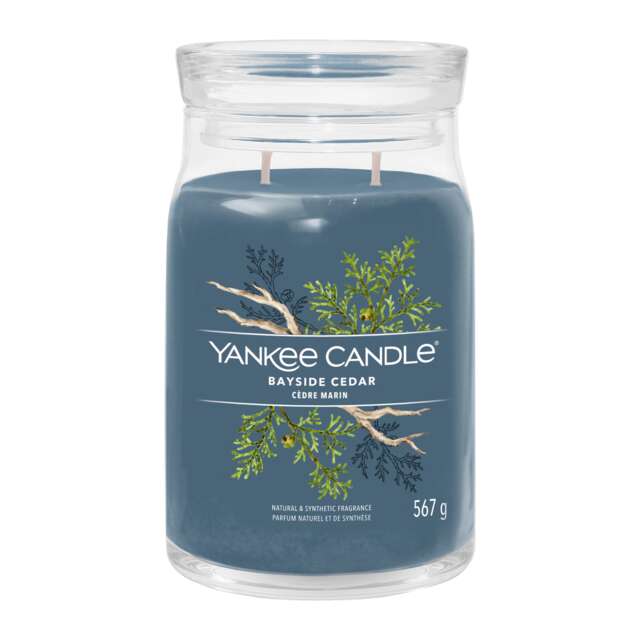 Yankee Candle Signature Bayside Cedar Large Jar 567g