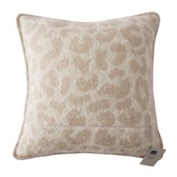 F&F Home Leopard Faux Mohair Cushion