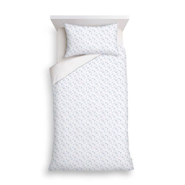 F&F Home Nordic Ditsy Floral Crinkle Duvet Cover Set Single
