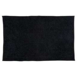F&F Home Microchenille Bath Mat Black