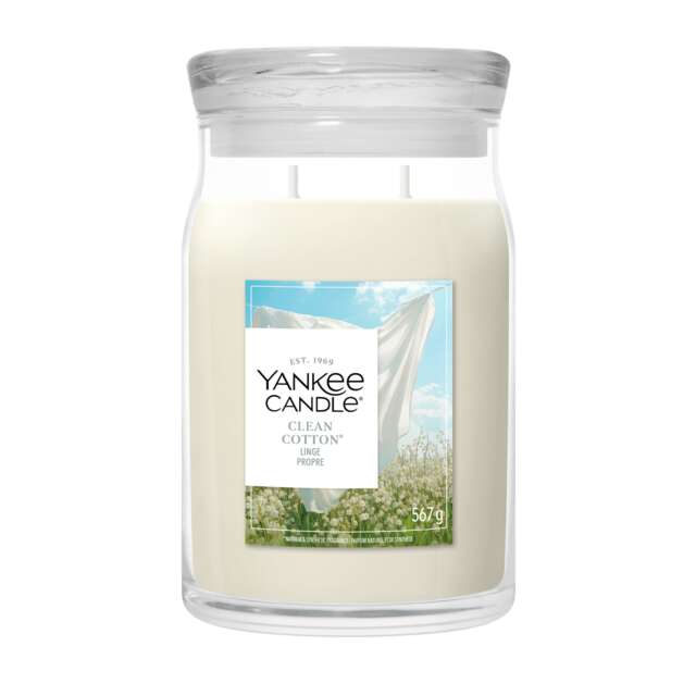Yankee Candle Signature Clean Cotton Large Jar 567g