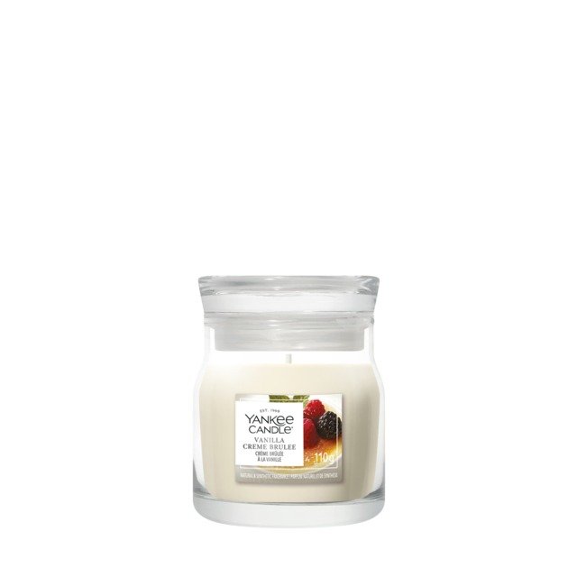 Yankee Candle Signature Vanilla Crème Brulee Small Candle 110g