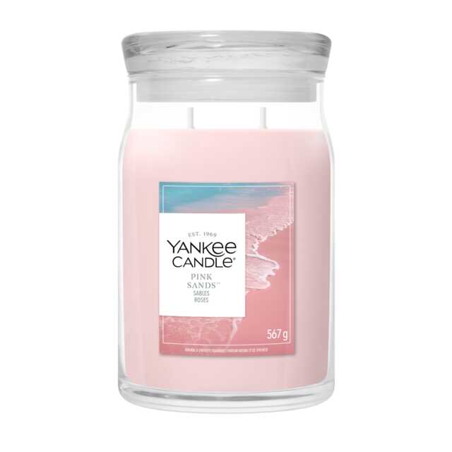 Yankee Signature Pink Sands Large Jar Candle 567g