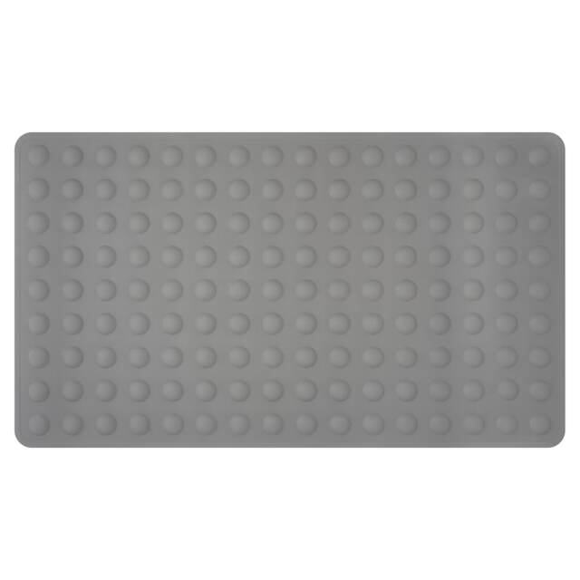 F&F Home Rubber Bubble Bath Mat Grey