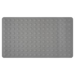 F&F Home Rubber Bubble Bath Mat Grey