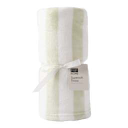 F&F Home Stripe Supersoft Throw