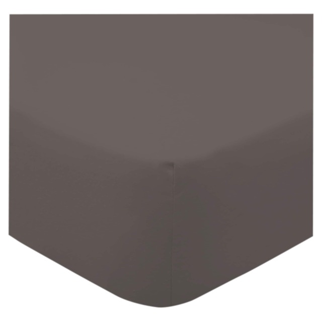 F&F Home Bedding Supersoft Grey Fitted Sheet Super King