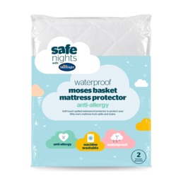 Silentnight Water Proof Moses Basket Mattress Protector