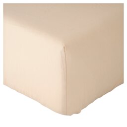 F&F Home Supersoft Natural Fitted Sheet Single