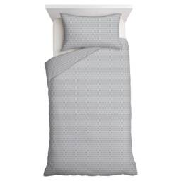 F&F Home Easy Care Grey Geo Duvet Cover Set Single