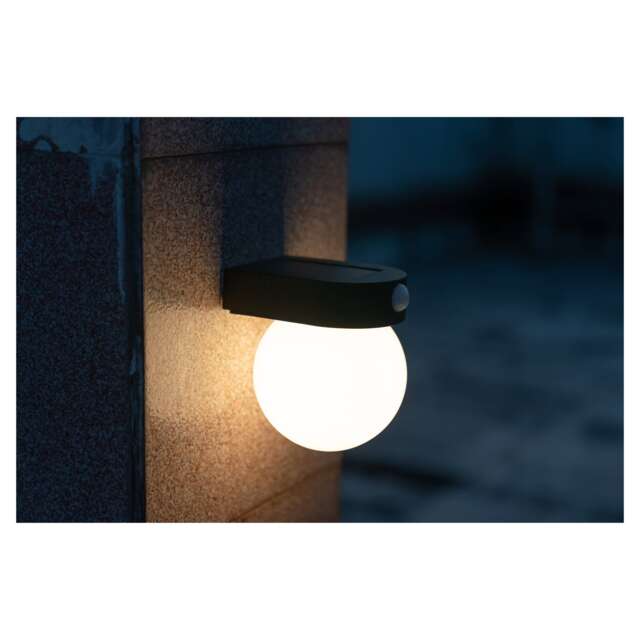 Tesco Solar White Bulb Sensor Wall Light