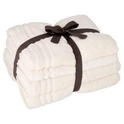 F&F Home Egyptian Cotton Hygro Towel Bale Stone 4 Piece