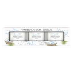 Yankee Candle Signature Clean Cotton Mini Filled Votive 3 x 37g