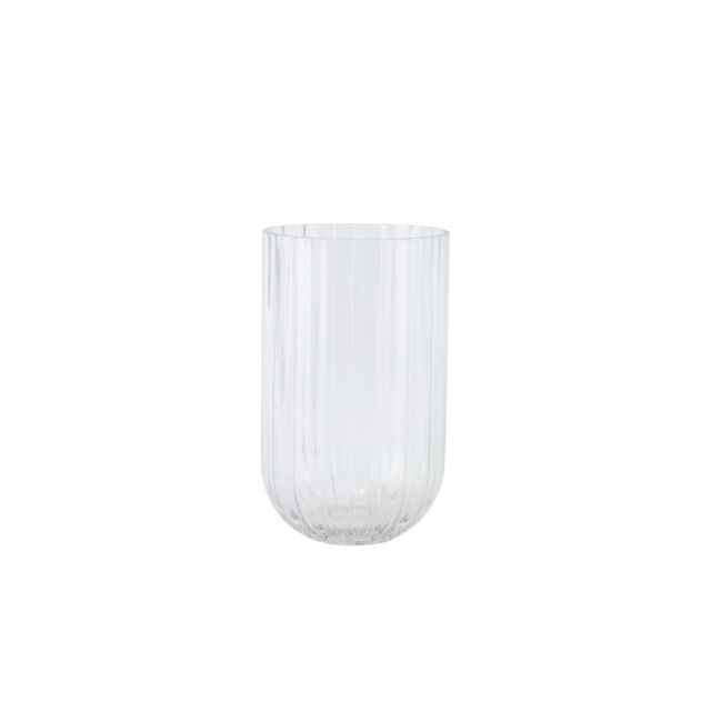 F&F Home Scallop Edged Ribbed Vase