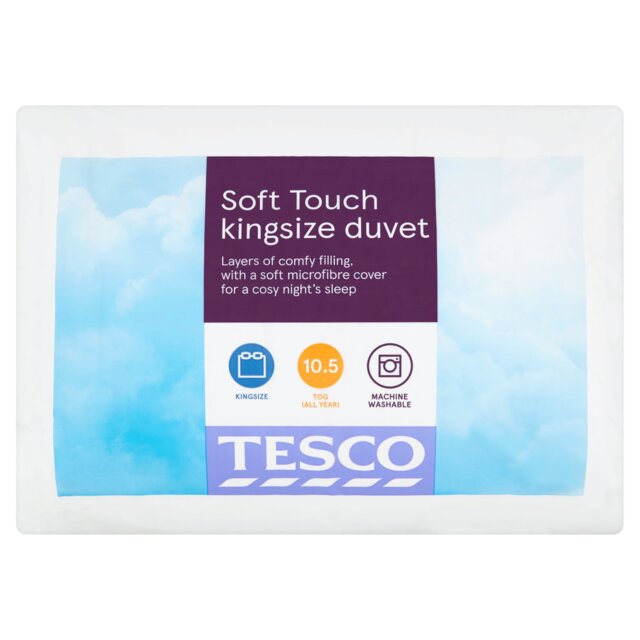 Tesco Soft Touch Tog Duvet King by Tesco
