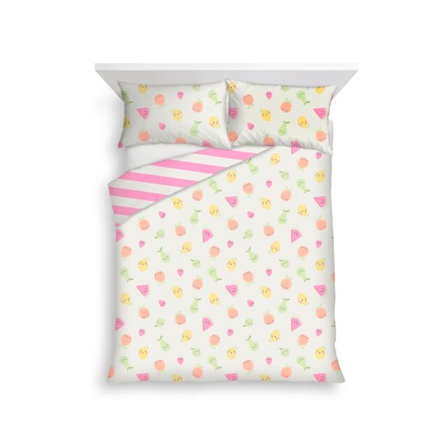F&F Home Cute Fruits Duvet Set King