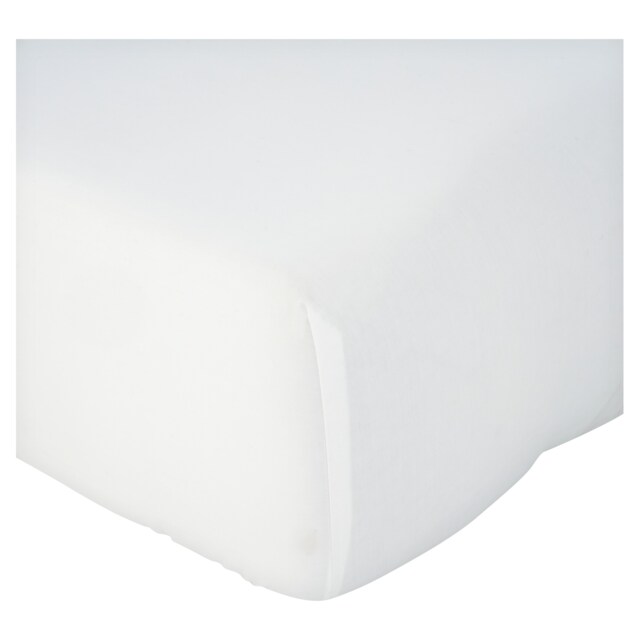 F&F Home White Cotton Cooling Fitted Sheet Double