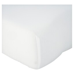 F&F Home White Cotton Cooling Fitted Sheet Double