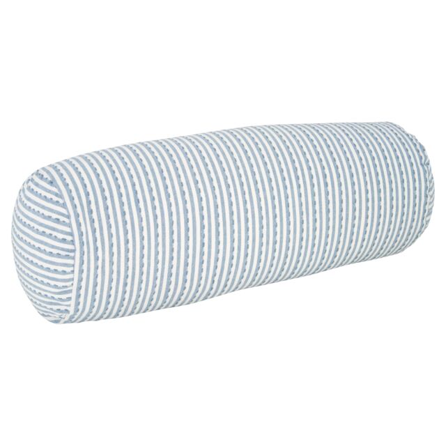 F&F Home Blue Stripe Bolster Cushion