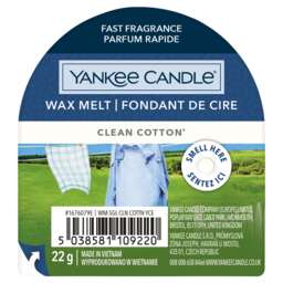 Yankee Clean Cotton Wax Melt 22G