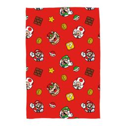 SUPER MARIO CIRCLES FLEECE BLANKET