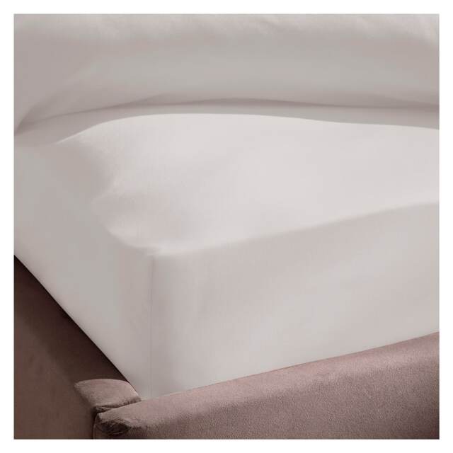 Silentnight Supersoft White Fitted Sheet King