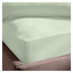 Silentnight Supersoft Green Fitted Sheet Single