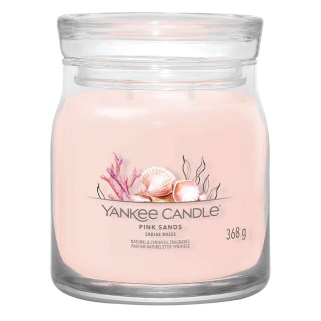 Yankee Candle Signature Pink Sands Medium Jar Candle 368g