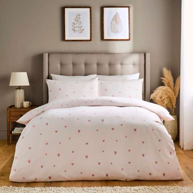 Silentnight Love Sleep Hearts Duvet Set King