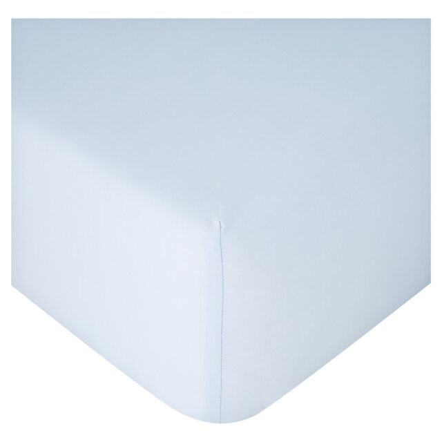 F&F Home 100% Cotton Blue Fitted Sheet Double