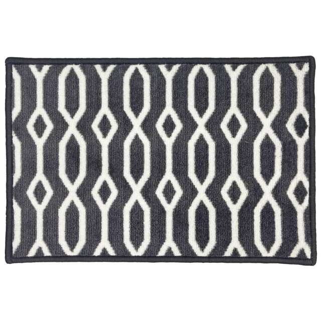 Mighty Mats Designer Collection Grey Linear Geo Washable Mat 40x60cm