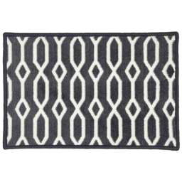 Mighty Mats Designer Collection Grey Linear Geo Washable Mat 40x60cm