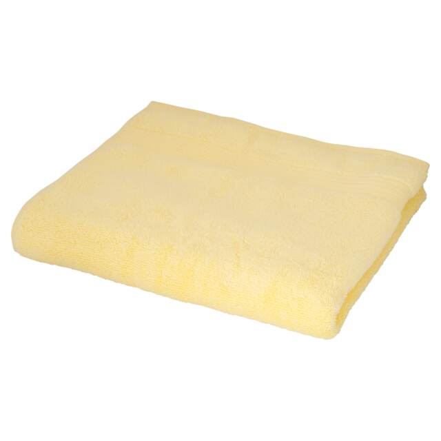 F&F Home Yellow Supersoft Cotton Bath Sheet Towel