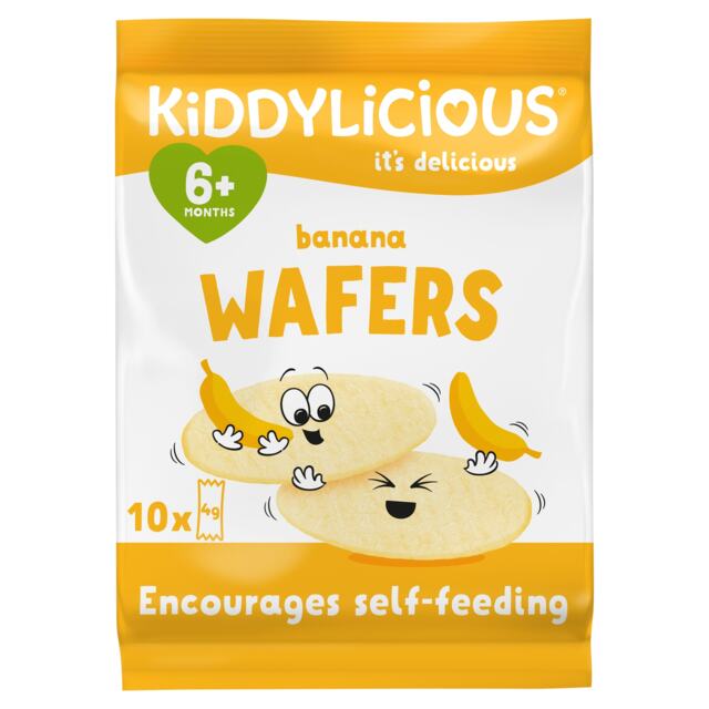 Kiddylicious Wafers Banana 40G