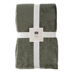 F&F Home Green Super Soft Throw
