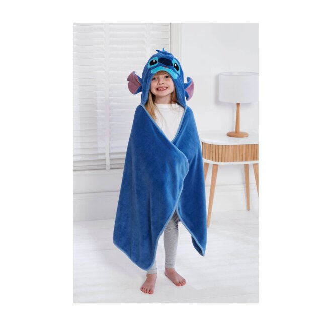 DISNEY'S STITCH HOODED BLANKET