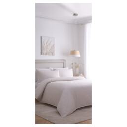 West Park Taupe Striped Duvet Cover Set Super King