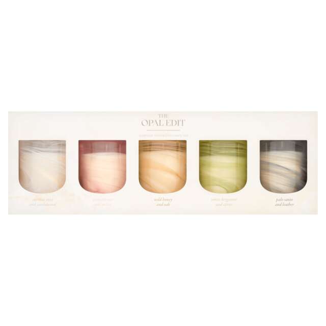 F&F Home Opal Discovery Candles Gift Set 5X40G
