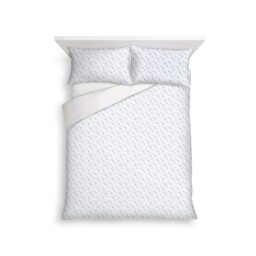 F&F Home Nordic Ditsy Floral Crinkle Duvet Cover Set King