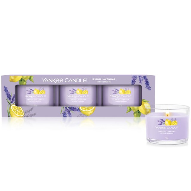 Yankee Candle Signature Lemon Lavender Mini Filled Votive 3 x 37g