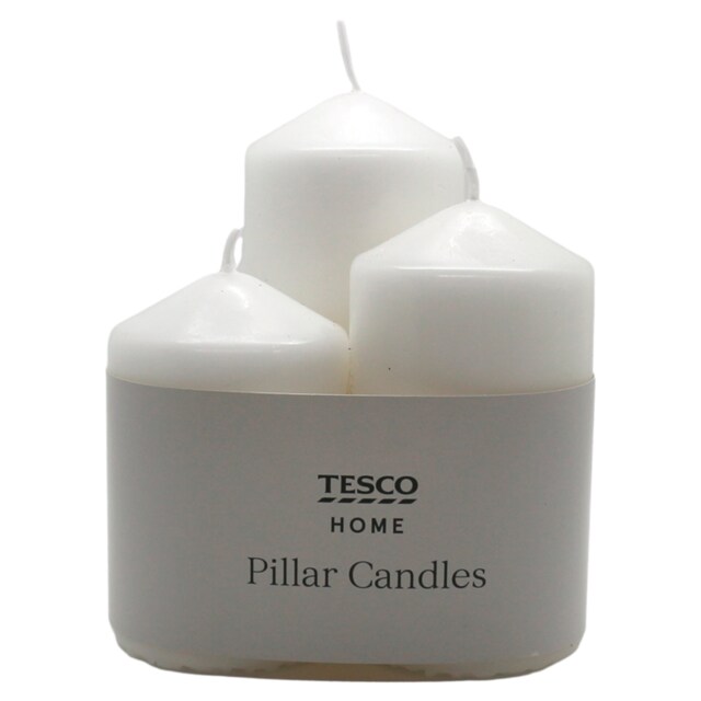F&F Home Pillar Candle Set