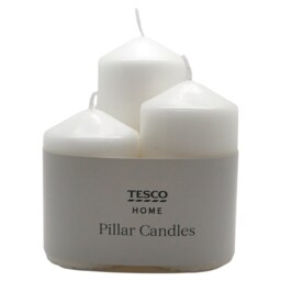 F&F Home Pillar Candle Set
