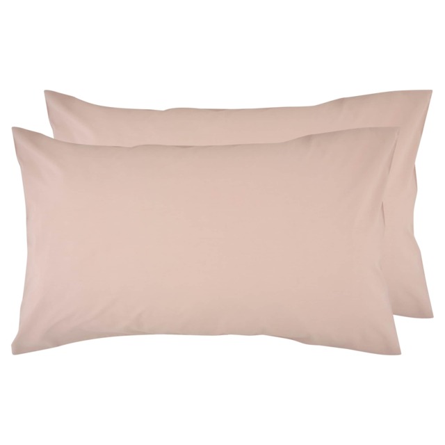 West Park 200 Thread Count Taupe Pillowcase Pair