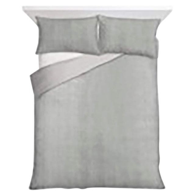 F&f Home Bedding Arctic Grey Faux Fur Duvet Set King