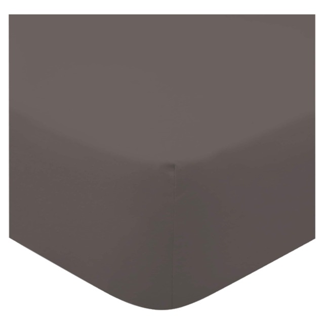 F&F Home Bedding Supersoft Grey Fitted Sheet King Size